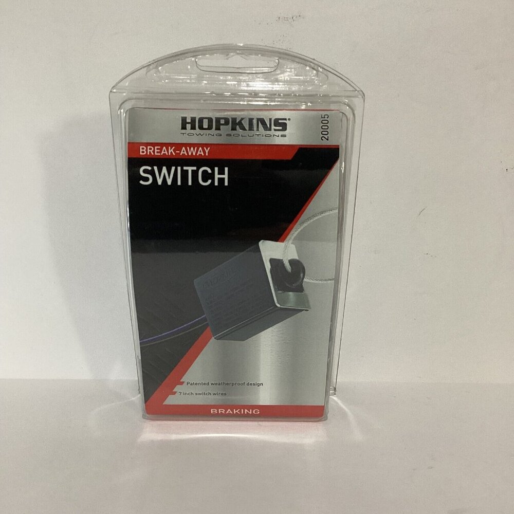 Hopkins Towing Solutions Break-Away Switch Weather Proof Switch,Pin & Cable New